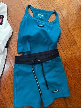 Bandit Women's Teal Athletic Shorts and Matching Top